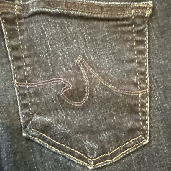 AG Adriano Goldschmied Women's Maternity Skinny Denim Blue Dark Wash Size 24R - Picture 16 of 16